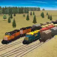 Train and rail yard simulator